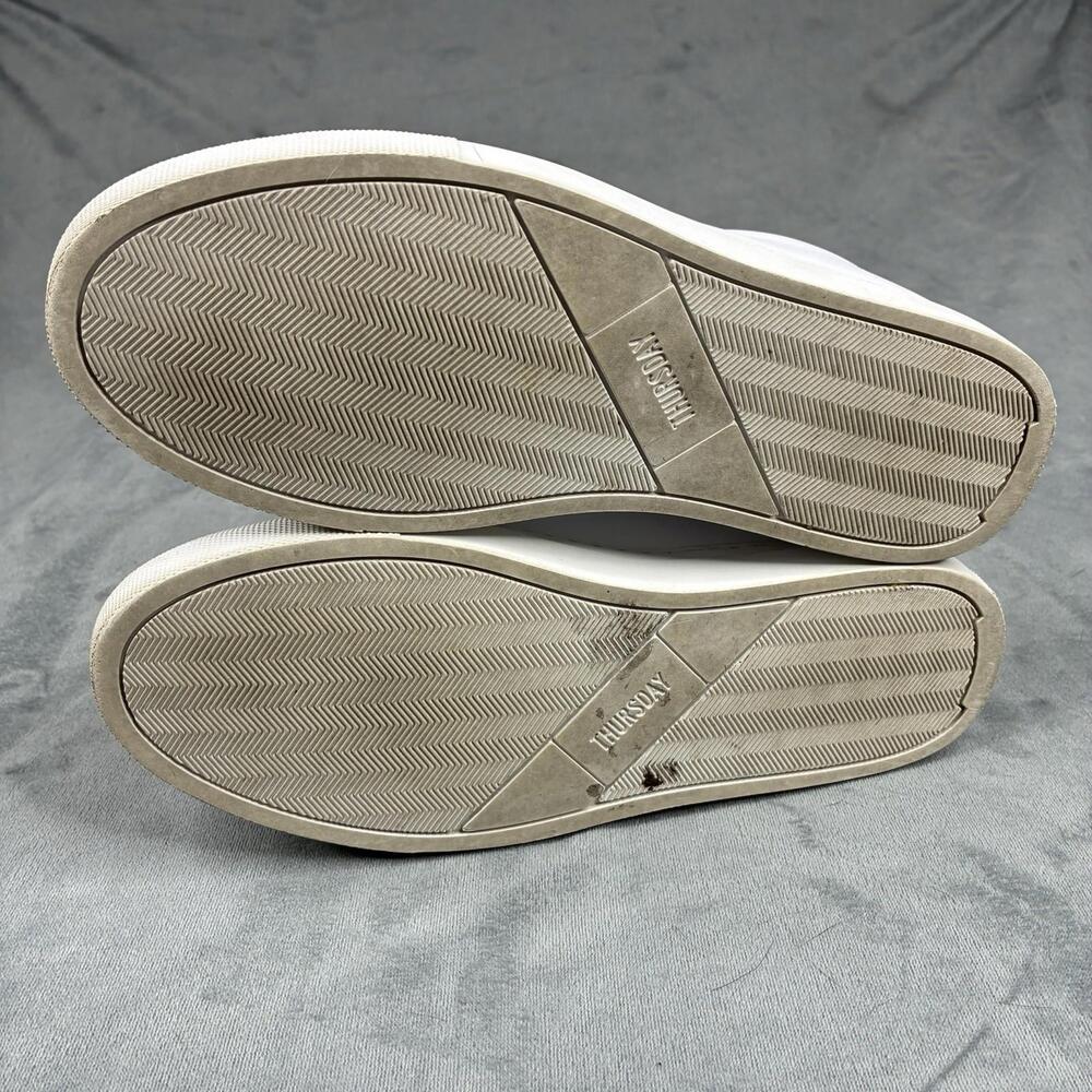 Thursday Boot Company Premier Low Top White Leather Sneakers Womens Size 6 - Picture 7 of 15
